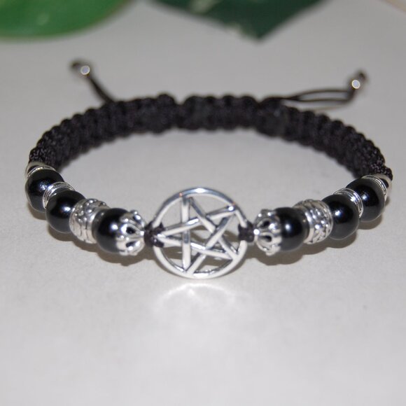 Star Bracelet,Silver Star Bracelet,Drawstring Bracelet - Picture 2 of 2